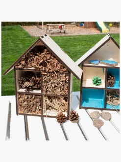 Playbox Kreativt Legetøj-Krea Sæt Træhus