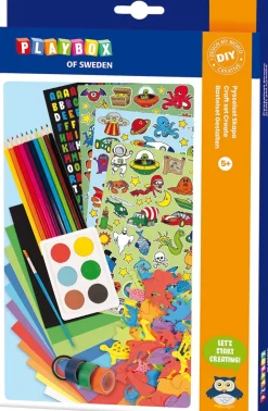 Playbox Kreativt Legetøj-Kreasæt Havet & Rummet