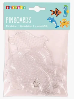Playbox Kreativt Legetøj-Perleplader Undervandseventyr 4-pak