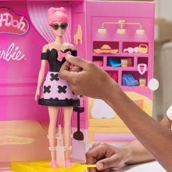 Kreativt Legetøj|PlayDoh Play-Doh Barbie Modellervoks med Dukke Designer-modeshow