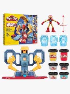 PlayDoh Kreativt Legetøj-Play-Doh Iron Man Armor Maker Lab Legesæt