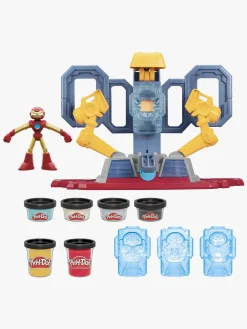 PlayDoh Kreativt Legetøj-Play-Doh Iron Man Armor Maker Lab Legesæt