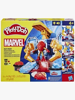 PlayDoh Kreativt Legetøj-Play-Doh Iron Man Armor Maker Lab Legesæt