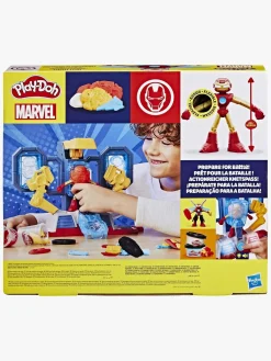 PlayDoh Kreativt Legetøj-Play-Doh Iron Man Armor Maker Lab Legesæt