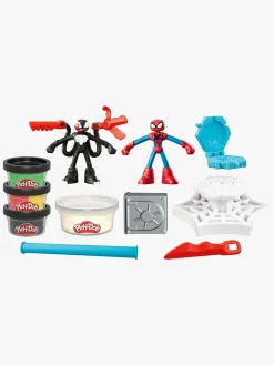 PlayDoh Kreativt Legetøj-Play-Doh Spider-Man Launch And Slice Battle Legesæt