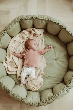 Interiør|PlayAndGo Play&Go Organic Bloom Legetæppe, Meadow Green