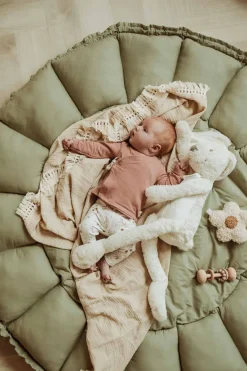 Interiør|PlayAndGo Play&Go Organic Bloom Legetæppe, Meadow Green