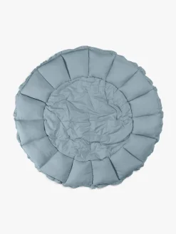 Interiør|PlayAndGo Play&Go Organic Bloom Legetæppe, Dusty Blue