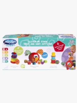 Babylegetøj|Dåbsgaver|PlayGro Clever Me Stack Sort And Nest Stablelegetøj