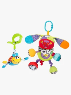 Vogntilbehør|Dåbsgaver|PlayGro Encouraging Discovery Barnevognslegetøj 2-pak