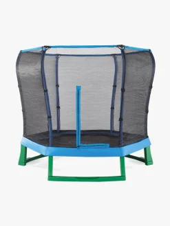 Udeleg|Plum Junior Jumper Trampolin inkl. Beskyttelsesnet 220 cm, Blå/Grøn