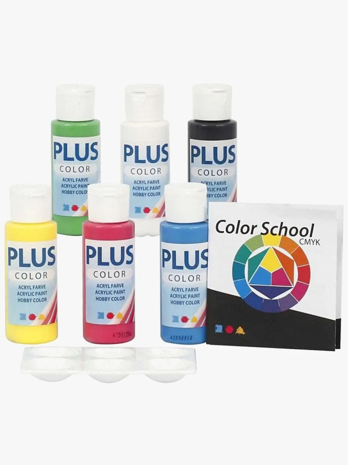 Kreativt Legetøj|PlusColor Plus Color Hobbyfarve Grundfarver