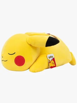 Pokemon Dukker & Bamser-Pokémon Bamse Sovende Pikachu 45 cm
