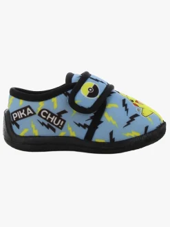 Børn Pokemon Sneakers-Pokémon  Blinkende Indesko, Grey Blue/Black