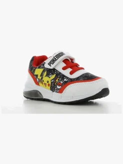 Børn Pokemon Sneakers-Pokémon Blinkende Sneakers, White/Black