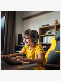 Elektronik & Media|OTLTechnologies Pokémon Høretelefoner Trådløse med LED Sharing AUX Sort