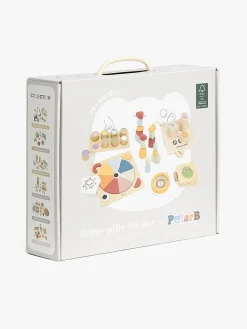 Motorisk Legetøj|PolarB Grow-with-Me Aktivitetssæt Free Spirits 36+ Måneder Hvid