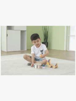 Trælegetøj|PolarB Pindsvin Træklegetøj med Puttekasse