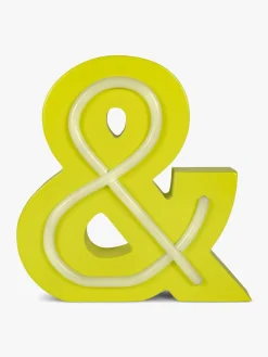 Lamper & Belysning|POPP Bogstavslampe &, Gul