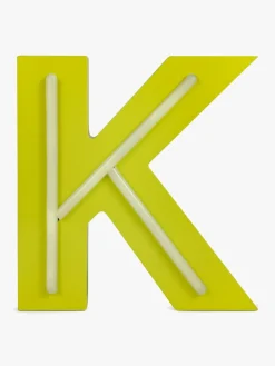 Lamper & Belysning|POPP Bogstavslampe K, Gul