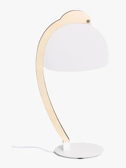 Lamper & Belysning|POPP OKI Bordlampe 3D Beige/Hvid