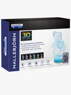 Børn Powerpal Lamper & Belysning-3D-Natlampe, Bjørn