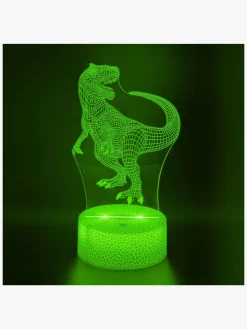 Børn Powerpal Lamper & Belysning-3D-Natlampe, Dinosaur T-Rex