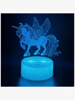 Børn Powerpal Lamper & Belysning-3D-Natlampe, Enhjørning