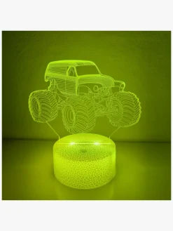 Børn Powerpal Lamper & Belysning-3D-Natlampe Monster Truck