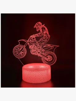 Børn Powerpal Lamper & Belysning-3D-Natlampe, Motorcykel