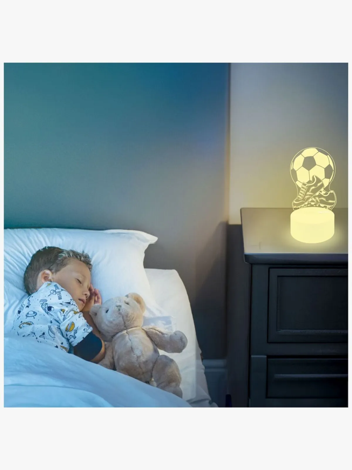 Børn Powerpal Lamper & Belysning-Natlampe Fodbold