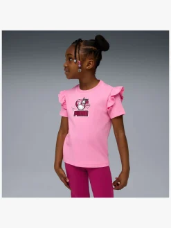 Overdele|Puma Hello Kitty & Friends T-shirt, Posie Pink