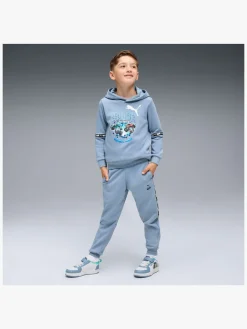 Børn Puma Overdele-Hot Wheels Hættetrøje, Cool Blue