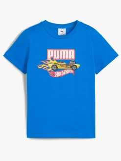 Overdele|Puma Hot Wheels T-shirt, Blå