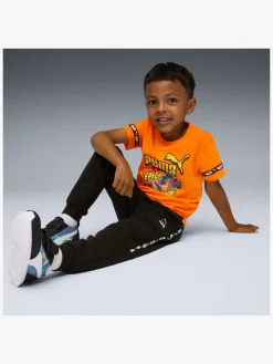 Børn Puma Overdele-Hot Wheels T-shirt, Orange Glo