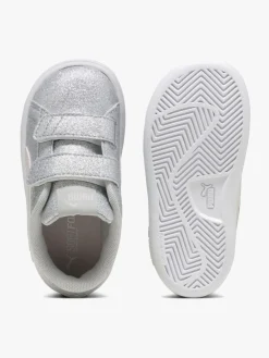Børn Puma Sneakers-Smash 3.0 Glitz Glam V Infant Sneakers, Glacial Gray/Frosty Pink