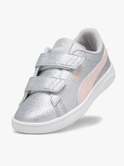 Børn Puma Sneakers-Smash 3.0 Glitz Glam V PS Sneakers, Glacial Gray/Frosty Pink