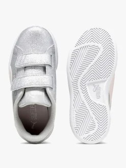 Børn Puma Sneakers-Smash 3.0 Glitz Glam V PS Sneakers, Glacial Gray/Frosty Pink