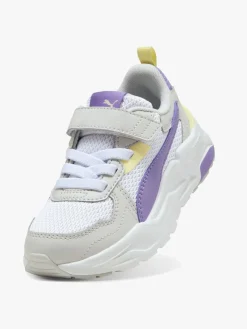 Sneakers|Puma Trinity Lite AC+ PS Sneakers, White/Lavender Alert/Glacial Gray