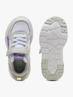 Sneakers|Puma Trinity Lite AC+ PS Sneakers, White/Lavender Alert/Glacial Gray
