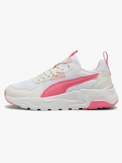 Sneakers|Puma Trinity Lite Jr Sneakers, Hvid Lyserød/Hvid