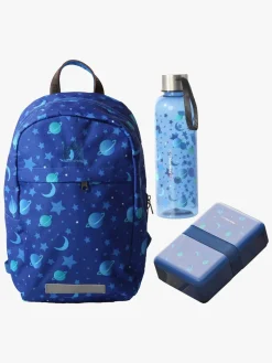 Tasker|PureNorway Pure Norway Rygsæk Univers, Skolestartsæt, Blå