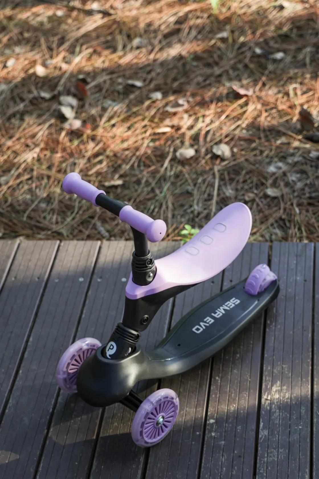 Løbehjul|Qplay Sema Evo 5-in-1 Trehjulet Løbehjul, Violet