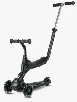 Løbehjul|Qplay Sema Pro 5-in-1 Trehjulet Løbehjul, Sort