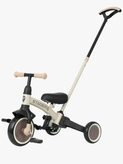 Qplay Cykler-Stager 3-i-1 Transformerbar Trehjulet Cykel, Brun