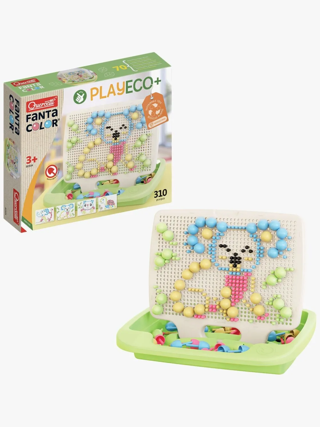Kreativt Legetøj|Quercetti FANTACOLOR Pegart PLAY ECO+