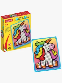 Kreativt Legetøj|Quercetti Pixel Art Kreasæt Basic Enhjørning 877 Dele