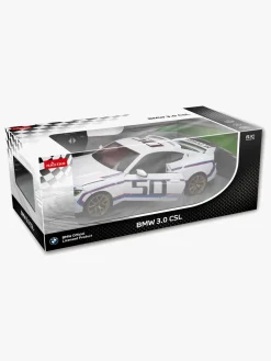 Fjernstyret|Rastar BMW 3.0 CSL Fjernstyret Bil 1:14, Hvid