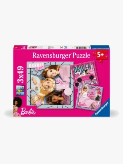 Spil & Puslespil|Ravensburger Barbie Puslespil 3x49 Brikker