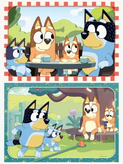 Spil & Puslespil|Ravensburger Bluey Puslespil 2x12 Brikker